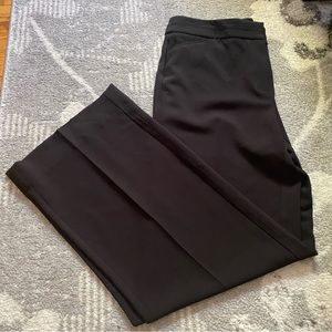 White House Black Market Black Wide Leg Trouser Dress